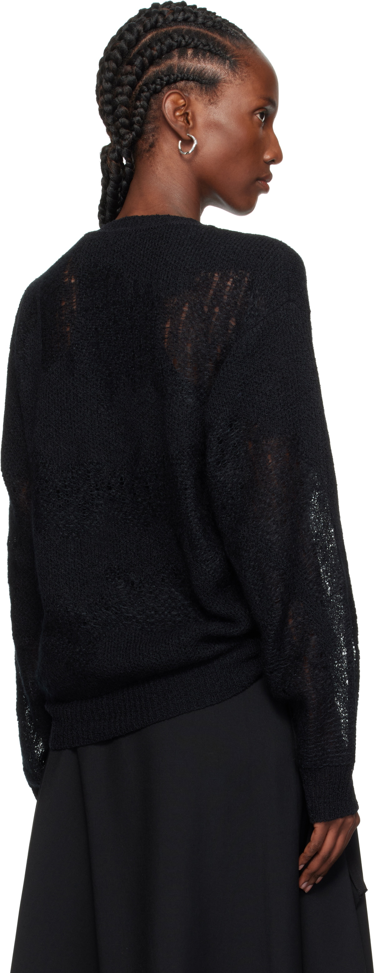 Ann Demeulemeester Black Lalla Oversize Sweater