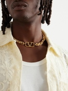 Valentino Garavani - VLOGO Gold-Tone Chain Necklace