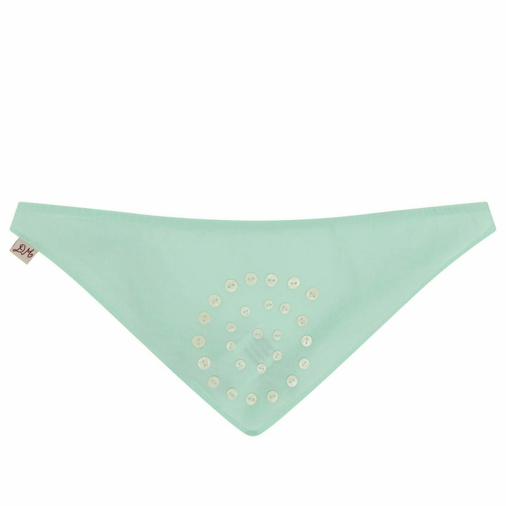 Photo: Damson Madder Women's Swirl Button Headscarf in Mint 