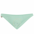 Damson Madder Women's Swirl Button Headscarf in Mint 