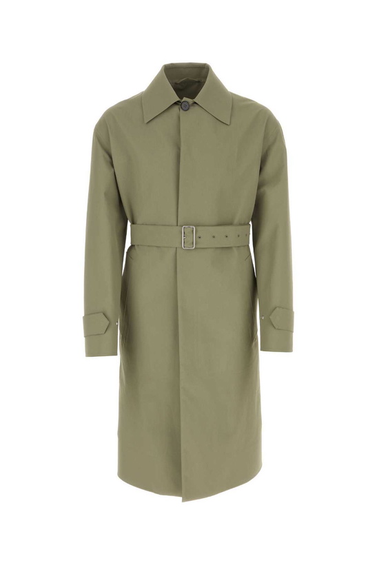 Photo: Jil Sander Army Green Cotton Trench Coat