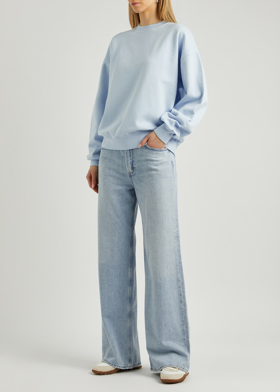 Colorful Standard Cotton Sweatshirt Light Blue