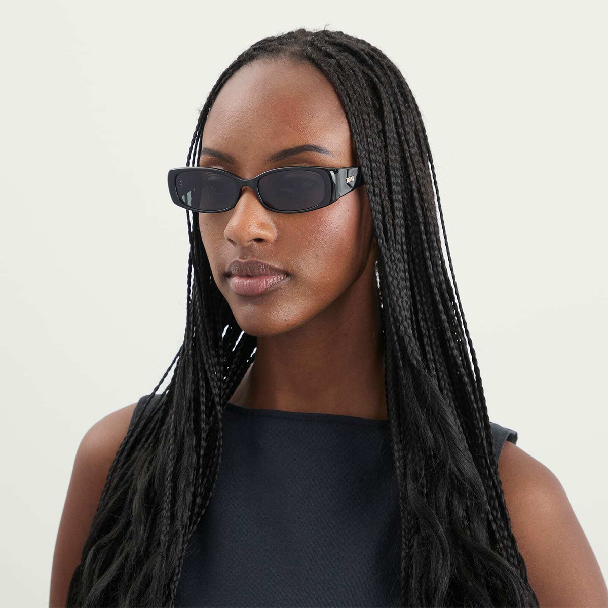DMY Studios Women's Billy Sunglasses in Black/Grey 