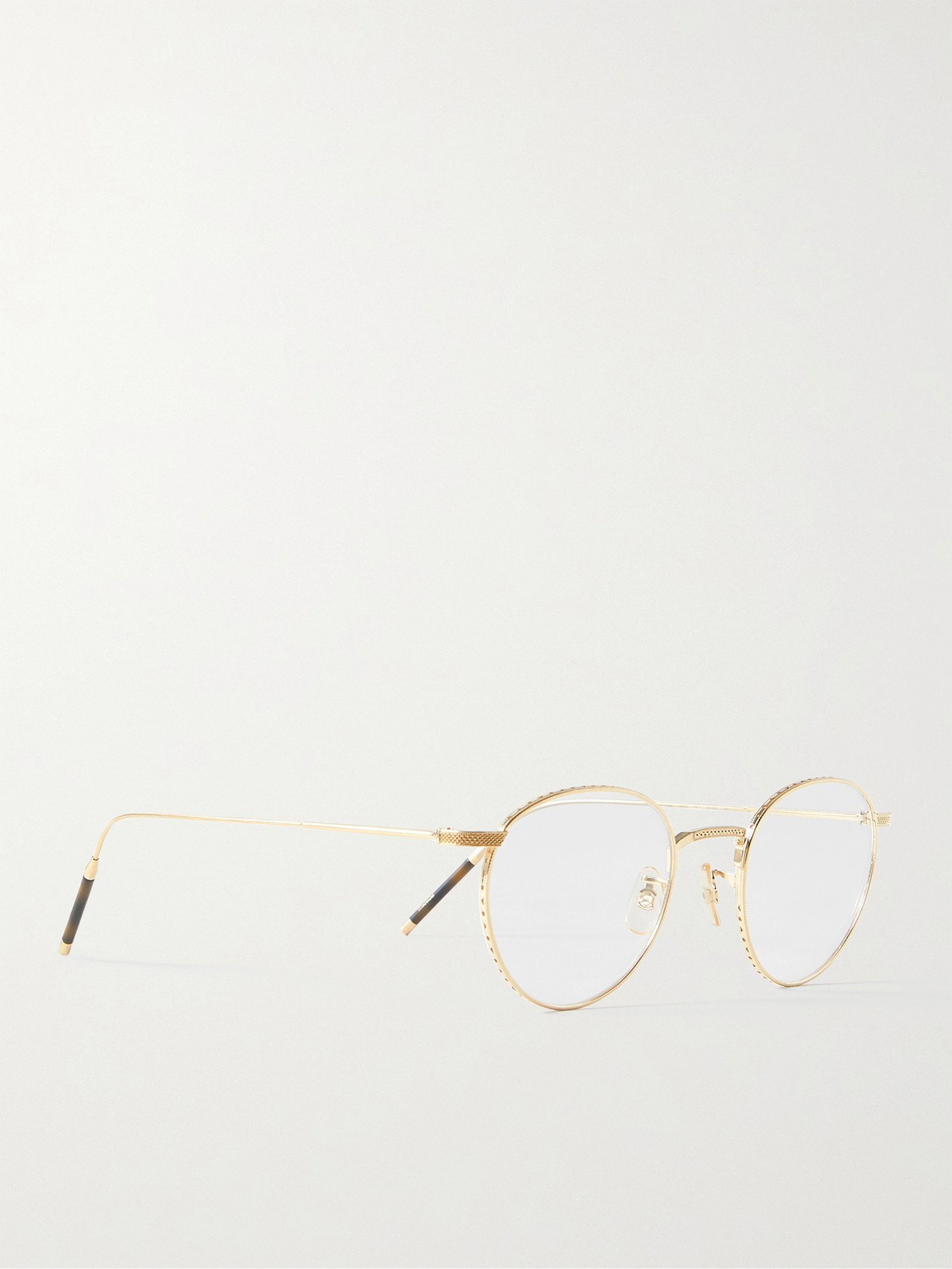 Oliver TK-1 Eyeglasses in Brushed Gold