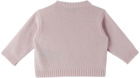 Balmain Baby Pink Embroidered Sweater