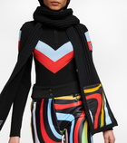 Pucci - x Fusalp ribbed-knit wool scarf