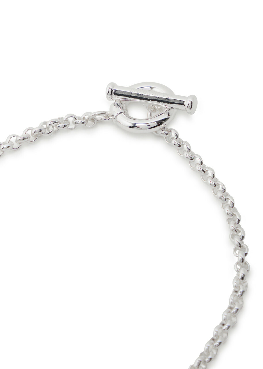 Timeless Pearly Shell Sterling Silver Necklace - One Size
