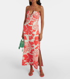 Faithfull Tortugas floral linen maxi dress