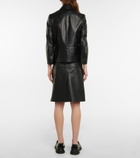 Sportmax - Peana nappa leather jacket