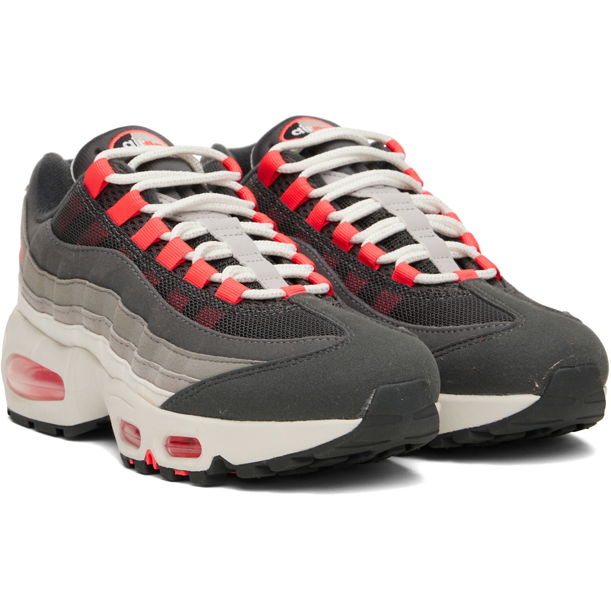 Nike Gray & Pink Air Max 95 OG Sneakers
