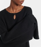 Calvin Klein Collection Cotton, silk, and cashmere sweater
