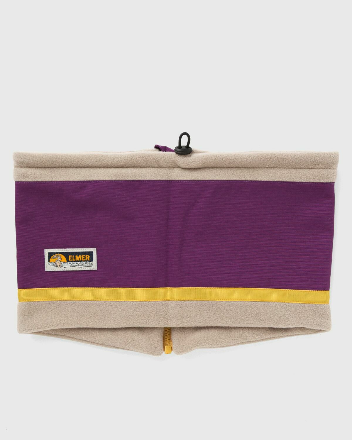 Elmer by Swany Reversible Neck Warmer purple/beige Mens Scarf