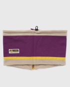 Elmer by Swany Reversible Neck Warmer purple/beige Mens Scarf