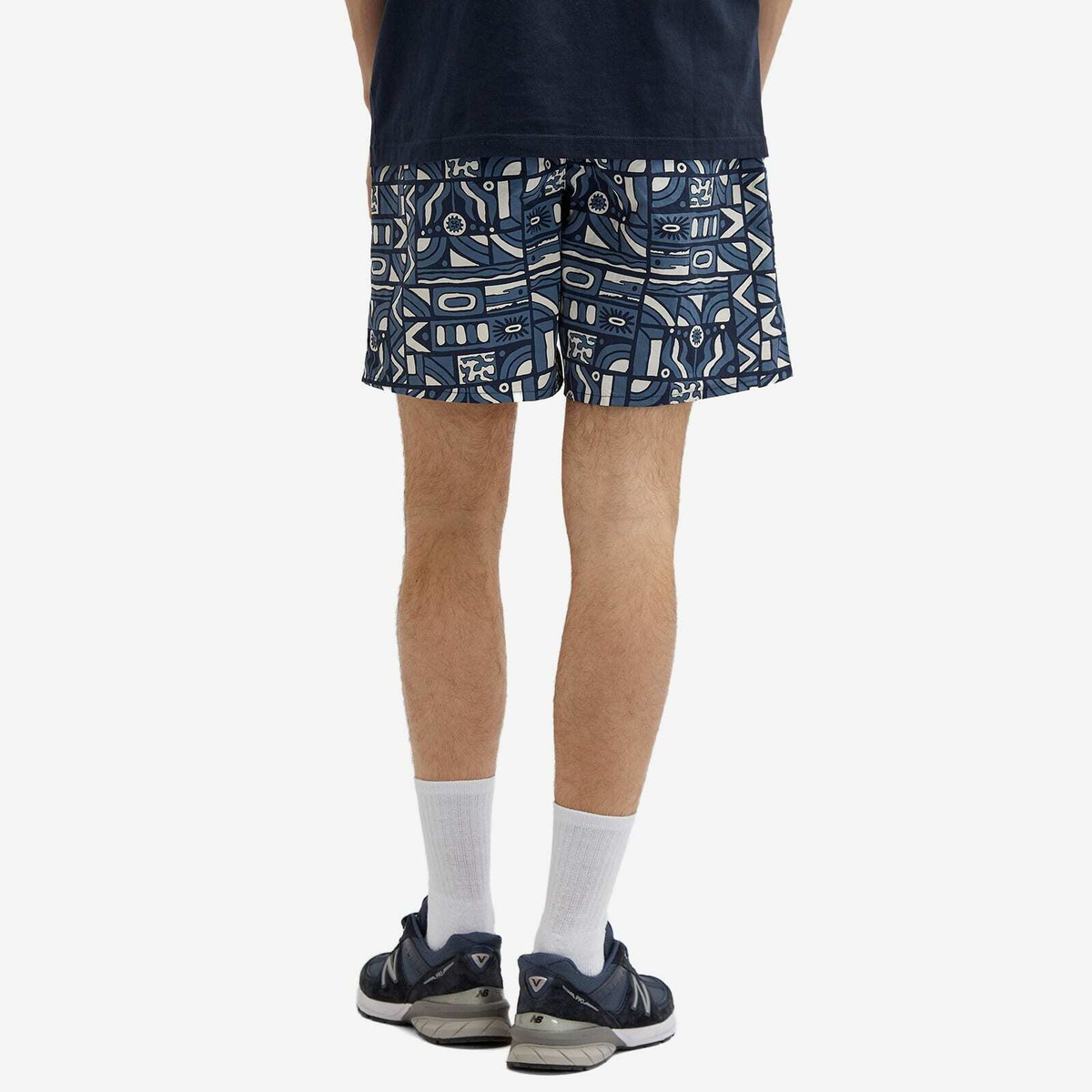 Patagonia Men's Baggies Long 7" Shorts in New Visions: New Navy