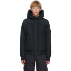 Stone Island Black Down Micro Reps Jacket