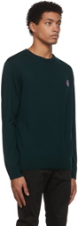 Maison Kitsuné Green MuirMcNeil Edition Pixel Fox Head Patch Sweater