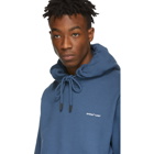 Off-White Blue Logo Hoodie