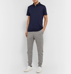 Zimmerli - Slim-Fit Sea Island Cotton-Jersey Polo Shirt - Blue