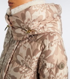 Bogner Naia hooded printed down ski jacket