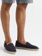 CASTAÑER - Nacho Suede Espadrille Loafers - Blue