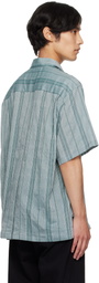 WTAPS Green Striped Shirt
