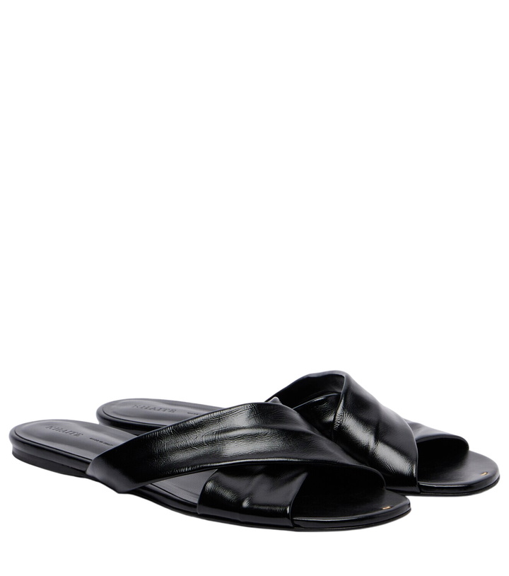 Khaite Venice leather slides Khaite