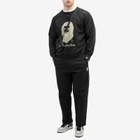 A Bathing Ape Men's Overdye Crew Neck Sweatshirt in Black