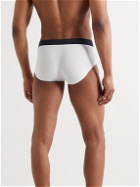 Hamilton And Hare - Five-Pack Stretch-Cotton Jersey Briefs - White