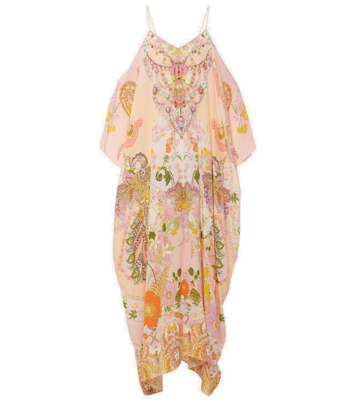 Photo: Camilla Printed embellished silk kaftan