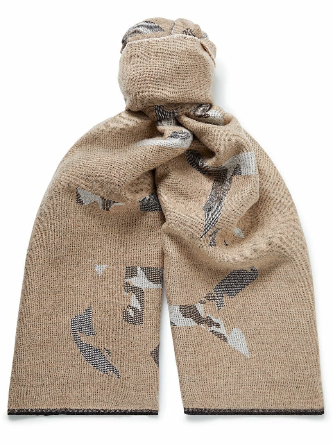 Camo Jacquard Scarf