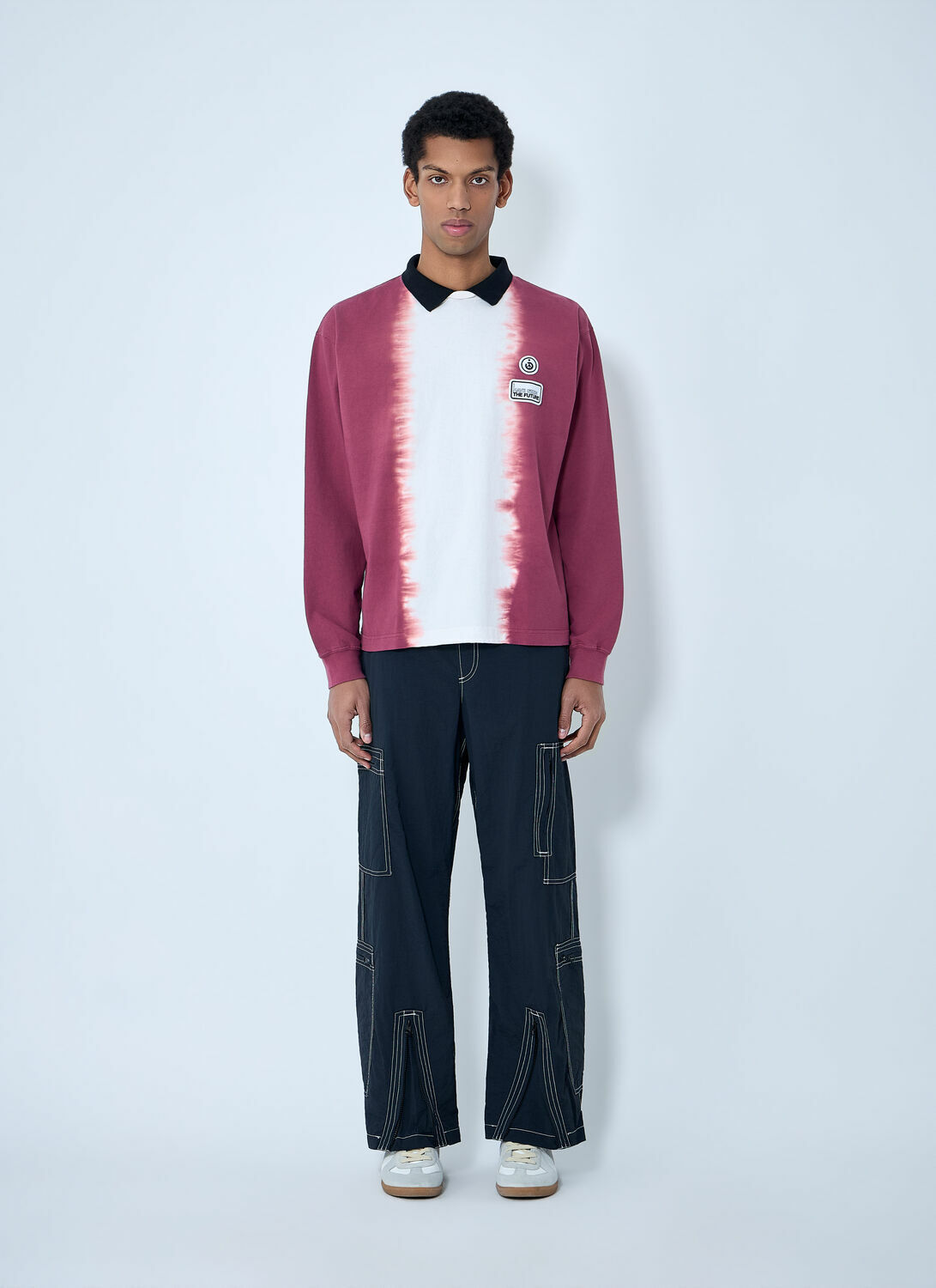 Noma Contrast Collar Long Sleeve Shirt