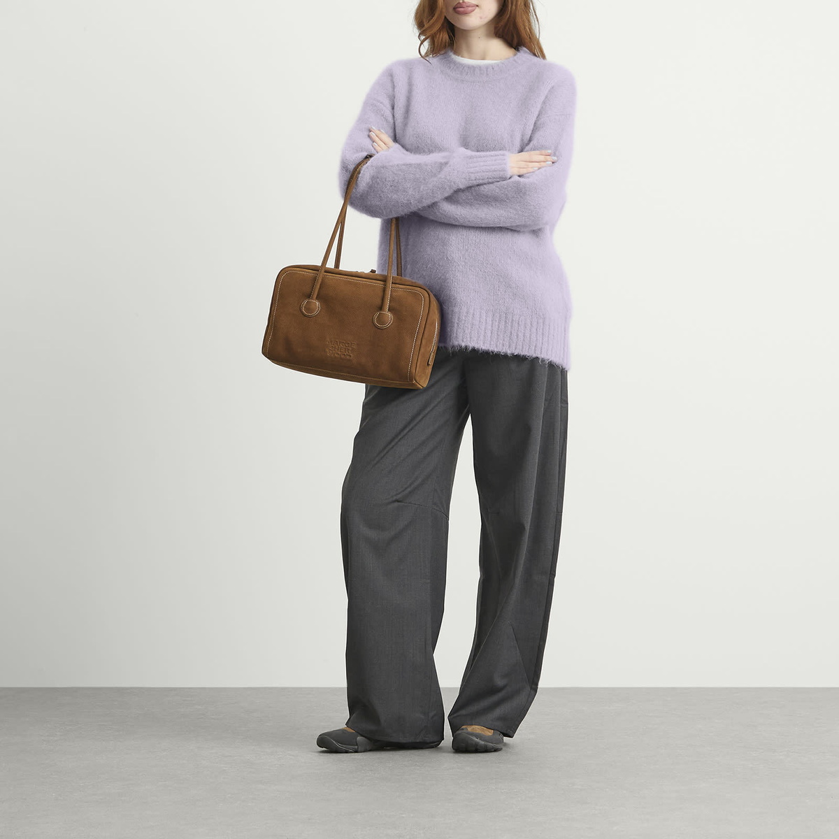 Samsøe Samsøe Women's Sajeanne Hairy Knit Sweater in Wisteria