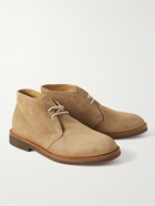 Brunello Cucinelli - Suede Desert Boots - Brown