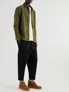 Kestin - Armdale Waffle-Knit Cotton Chore Jacket - Green