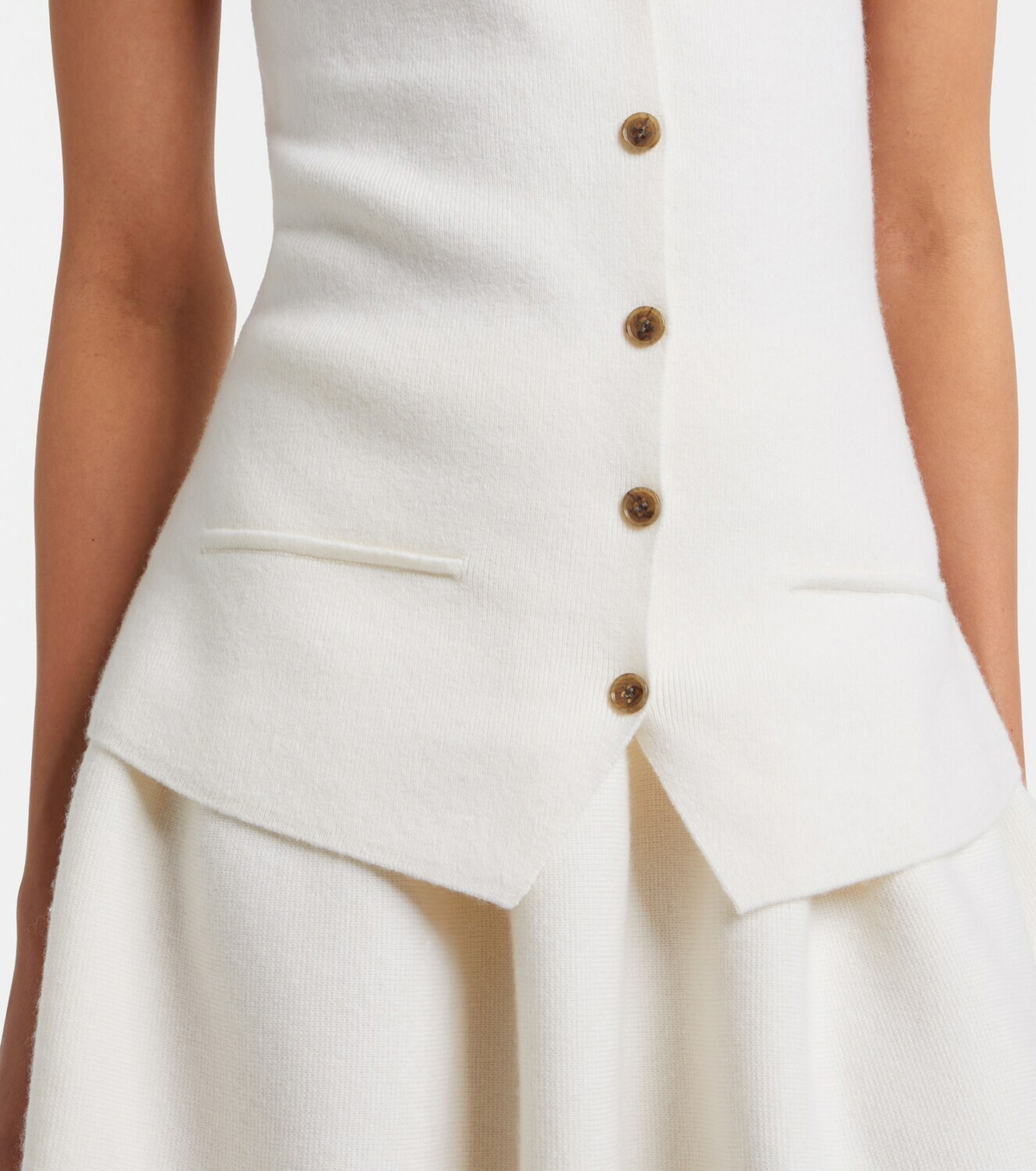 Lisa Yang Immy halterneck cashmere sweater vest