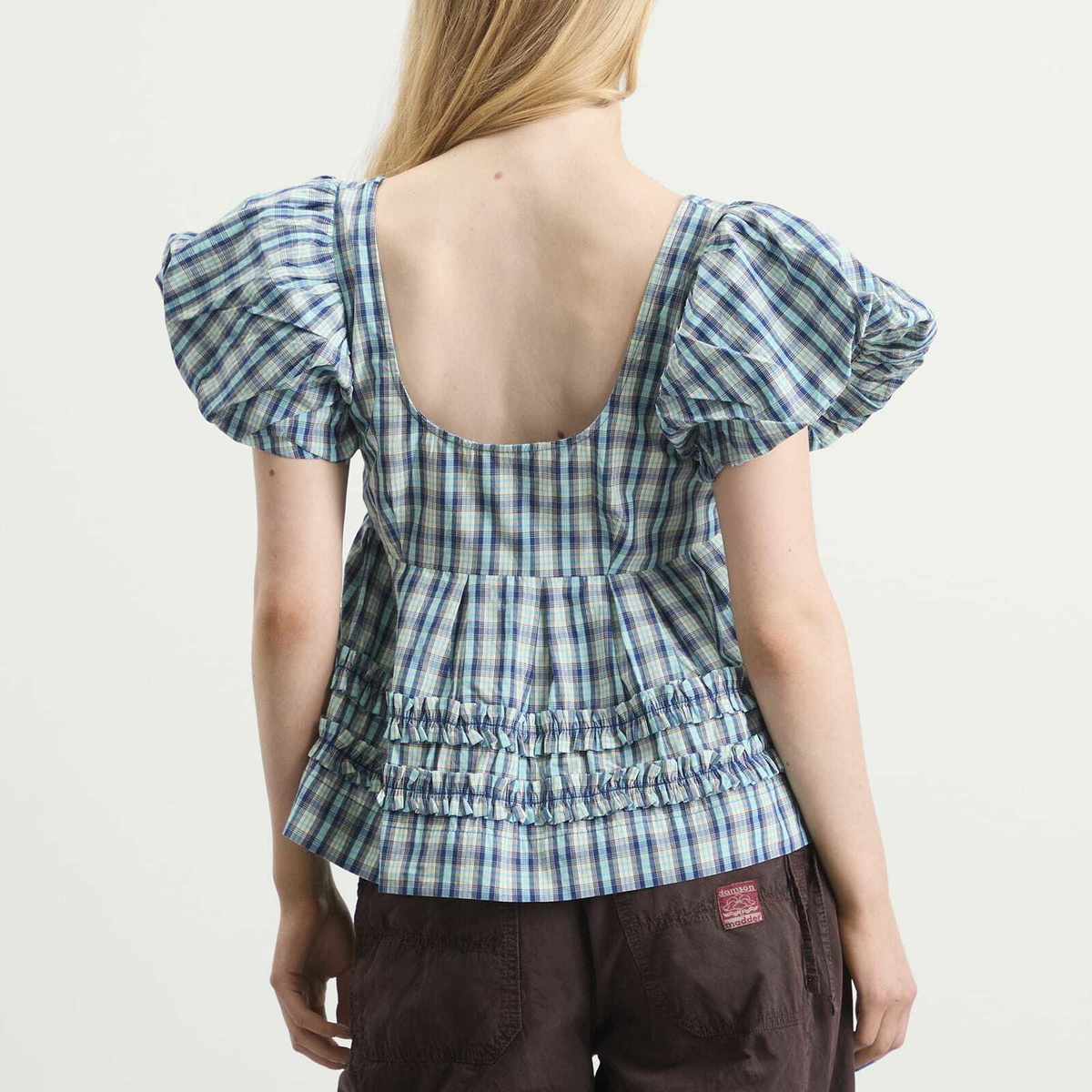 Damson Madder Women's Summer Joy Blouse in Blue
