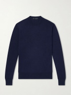Saman Amel - Cashmere and Silk-Blend Sweater - Blue