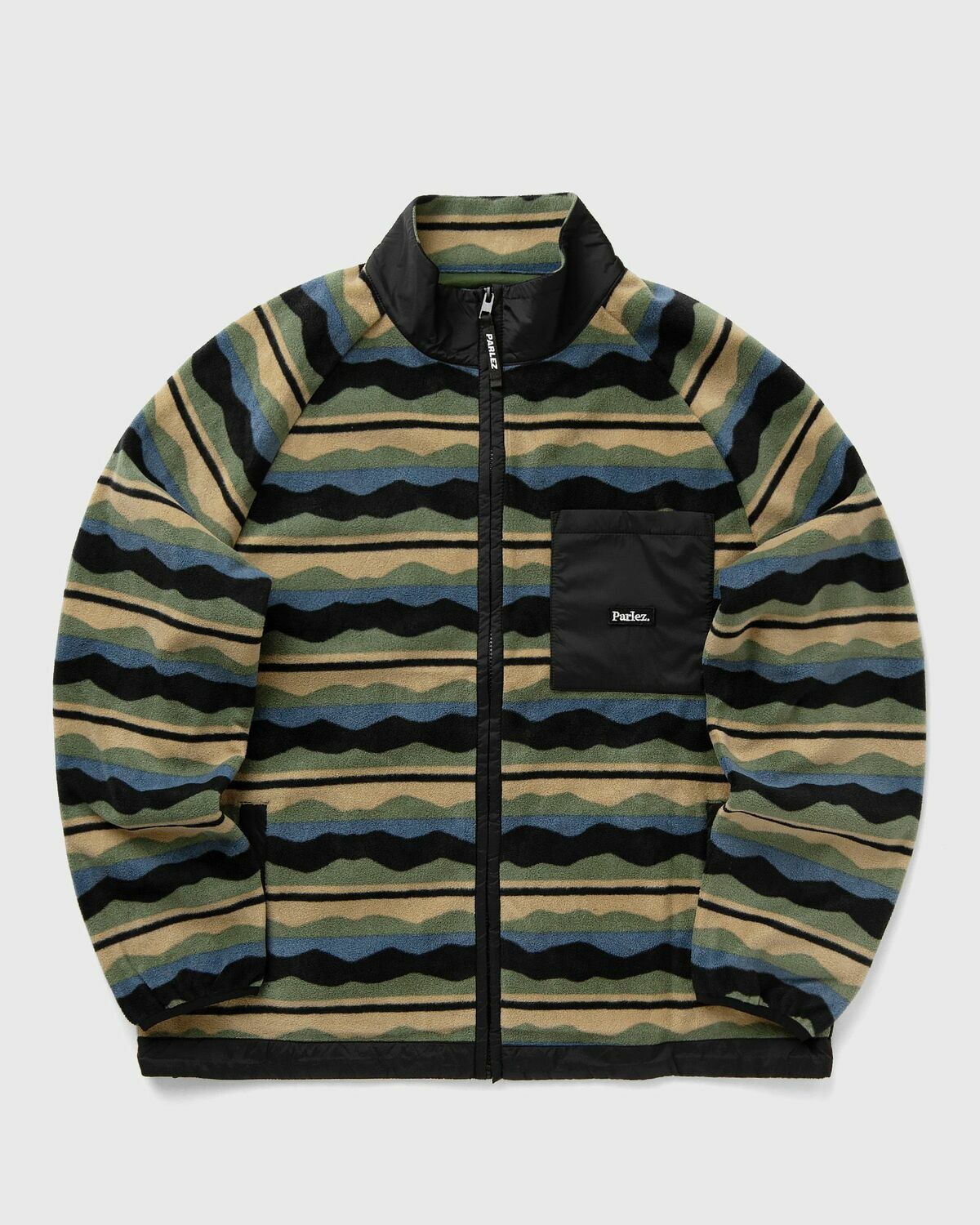 Parlez Pismo Fleece Multi-color Mens Zipper