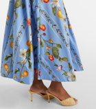 Agua by Agua Bendita Delta printed cotton maxi skirt