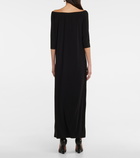 Norma Kamali Short-sleeved maxi dress