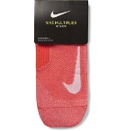Nike Running - Two-Pack Multiplier Logo-Intarsia Dri-FIT No-Show Socks - Pink