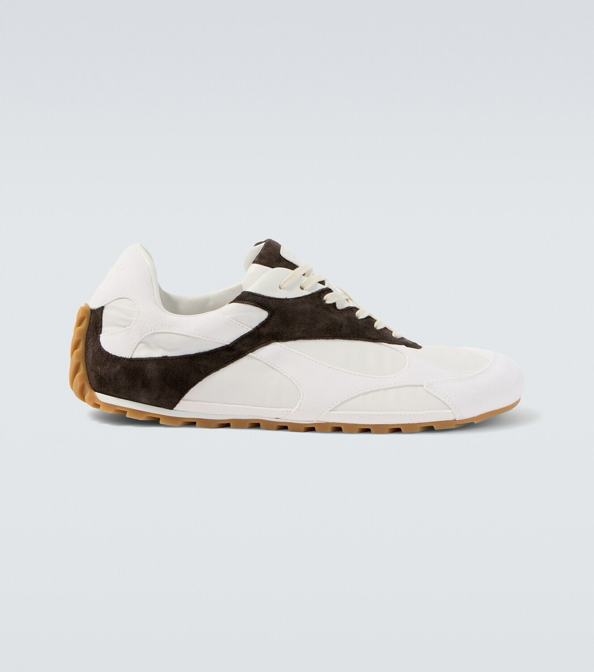 Bottega Veneta Orbit Flash suede-trimmed sneakers