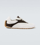 Bottega Veneta Orbit Flash suede-trimmed sneakers