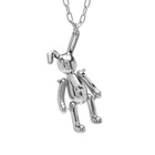 Ambush Men's Bunny Charm Necklace in Silver