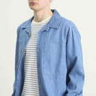 Kestin Men's Durno Overshirt in Washed Denim