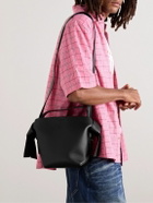 Acne Studios - Musubi Mini Knotted Logo-Debossed Leather Messenger Bag