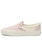 Vans LX Classic Slip-On 98 sneaker in Checkerboard Pink Dawn