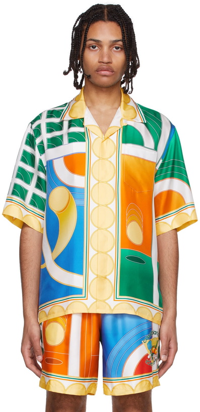 Photo: Casablanca Multicolor Silk Shirt