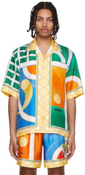 Casablanca Multicolor Silk Shirt