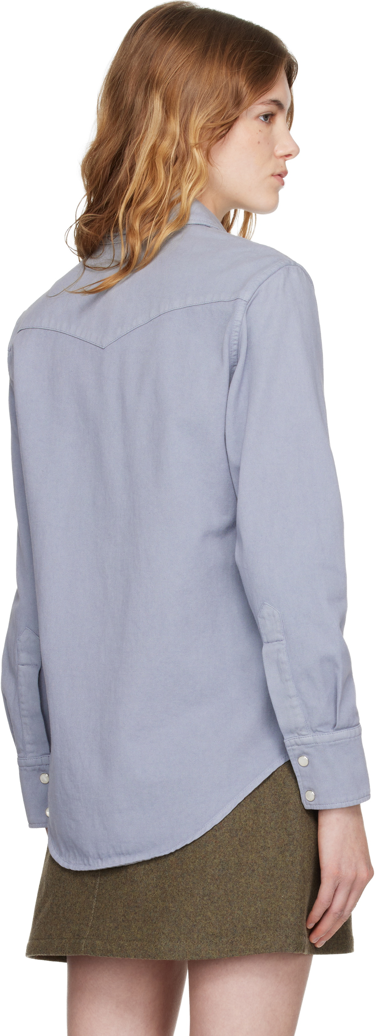 A.P.C. Blue Western Shirt